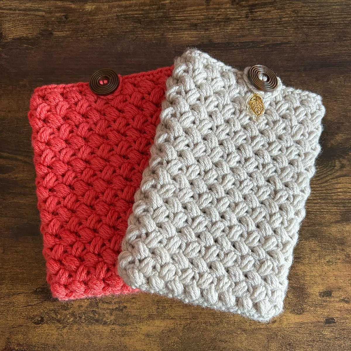 Crochet Bean Cosy Kindle Sleeve, E-reader Cover Case