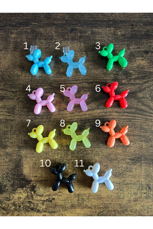Balloon Dog Dust Plug Charm