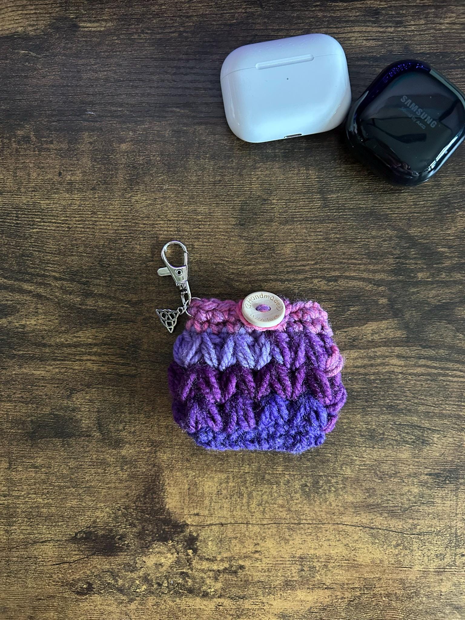 Crochet Earphones, Ear buds Sleeve Case