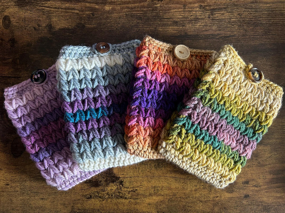 Crochet Kindle Sleeve, E-reader Cover Case