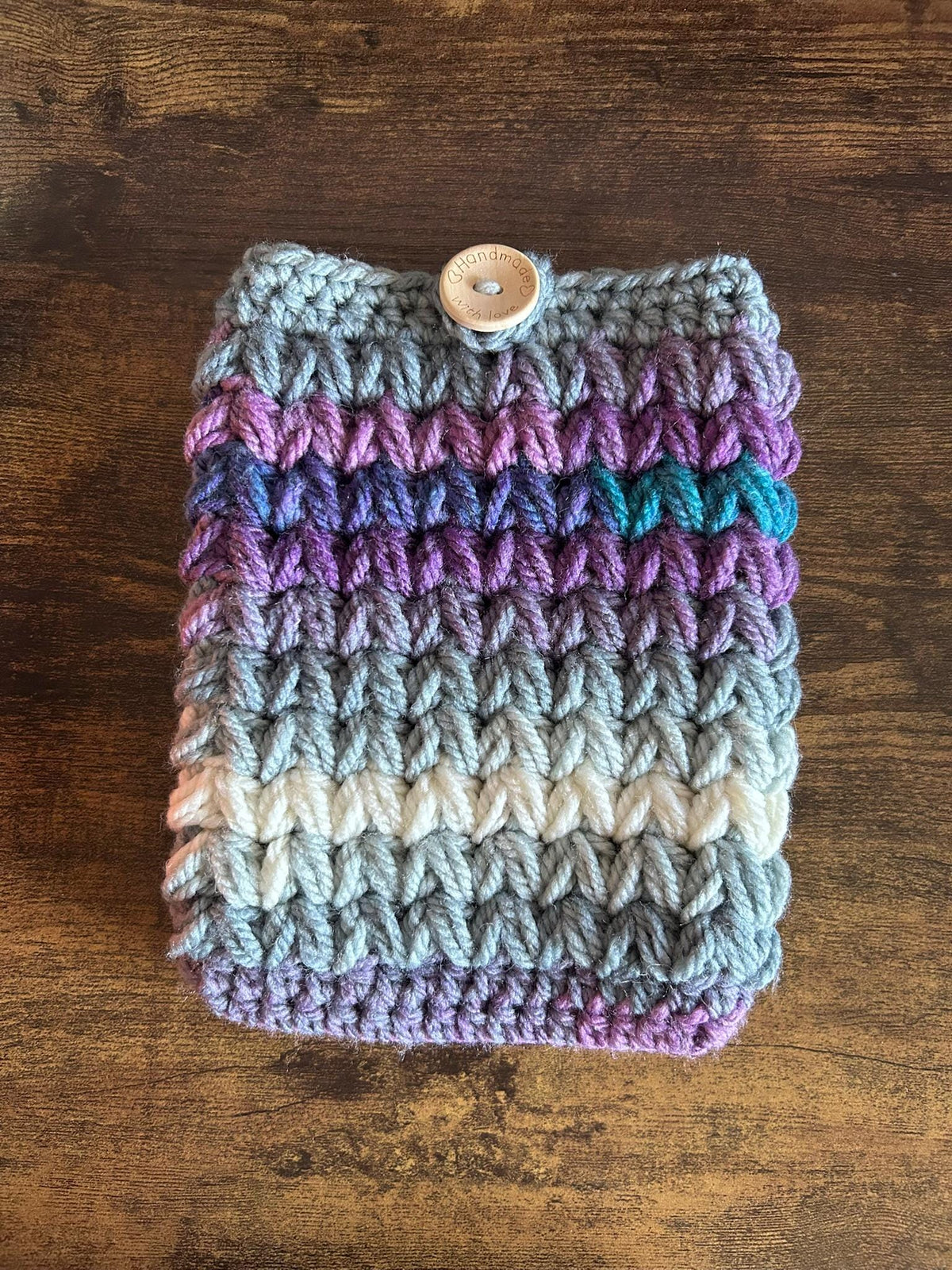 Crochet Kindle Sleeve, E-reader Cover Case