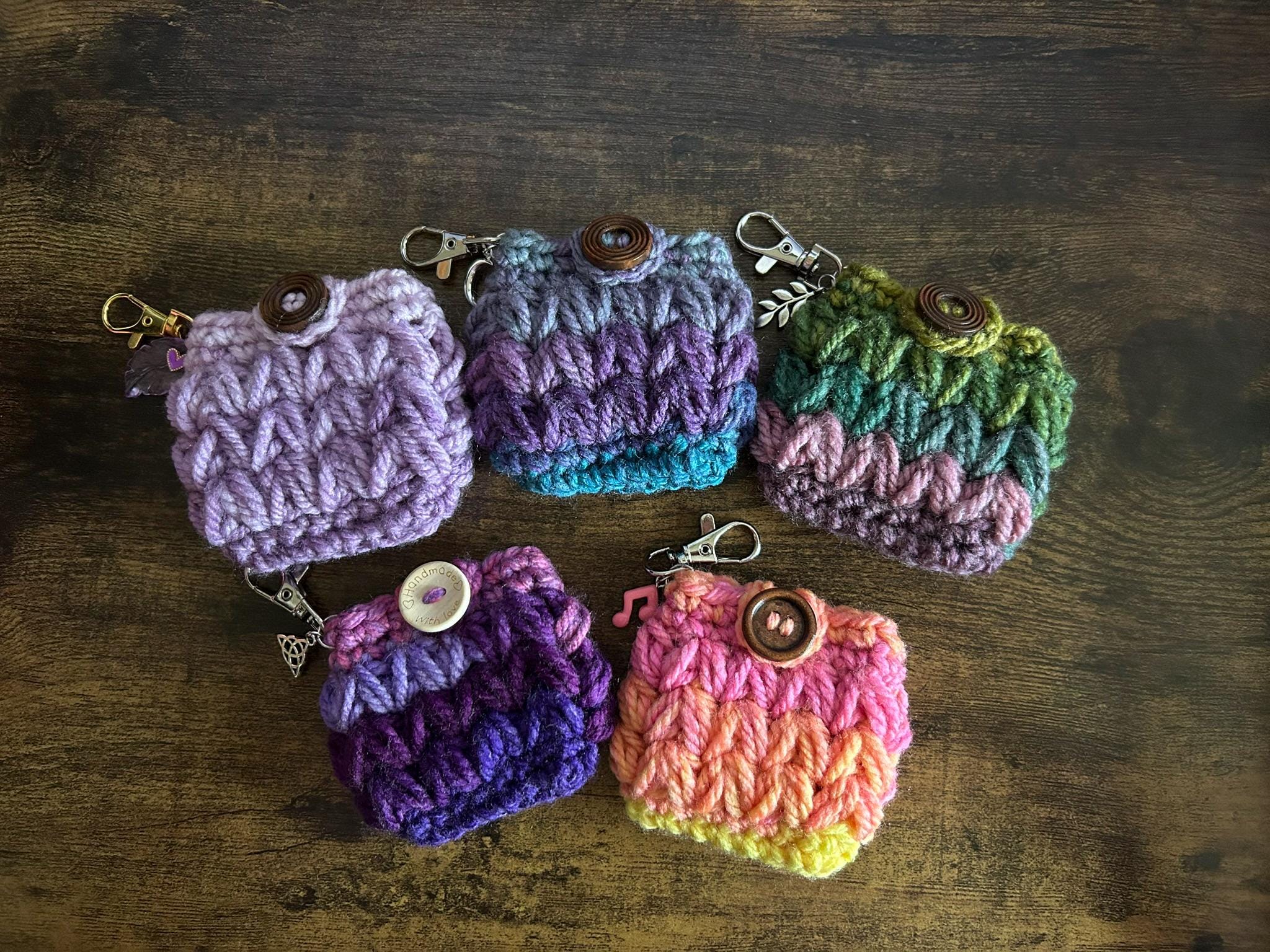 Crochet Earphones, Ear buds Sleeve Case