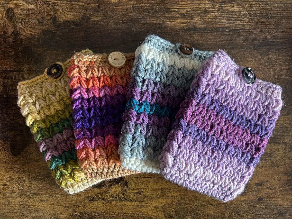 Crochet Kindle Sleeve, E-reader Cover Case