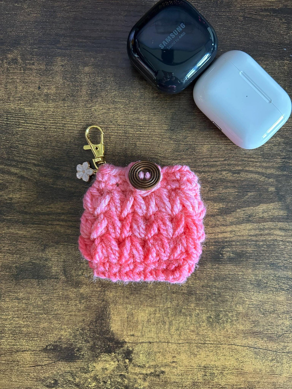 Crochet Earphones, Ear buds Sleeve Case