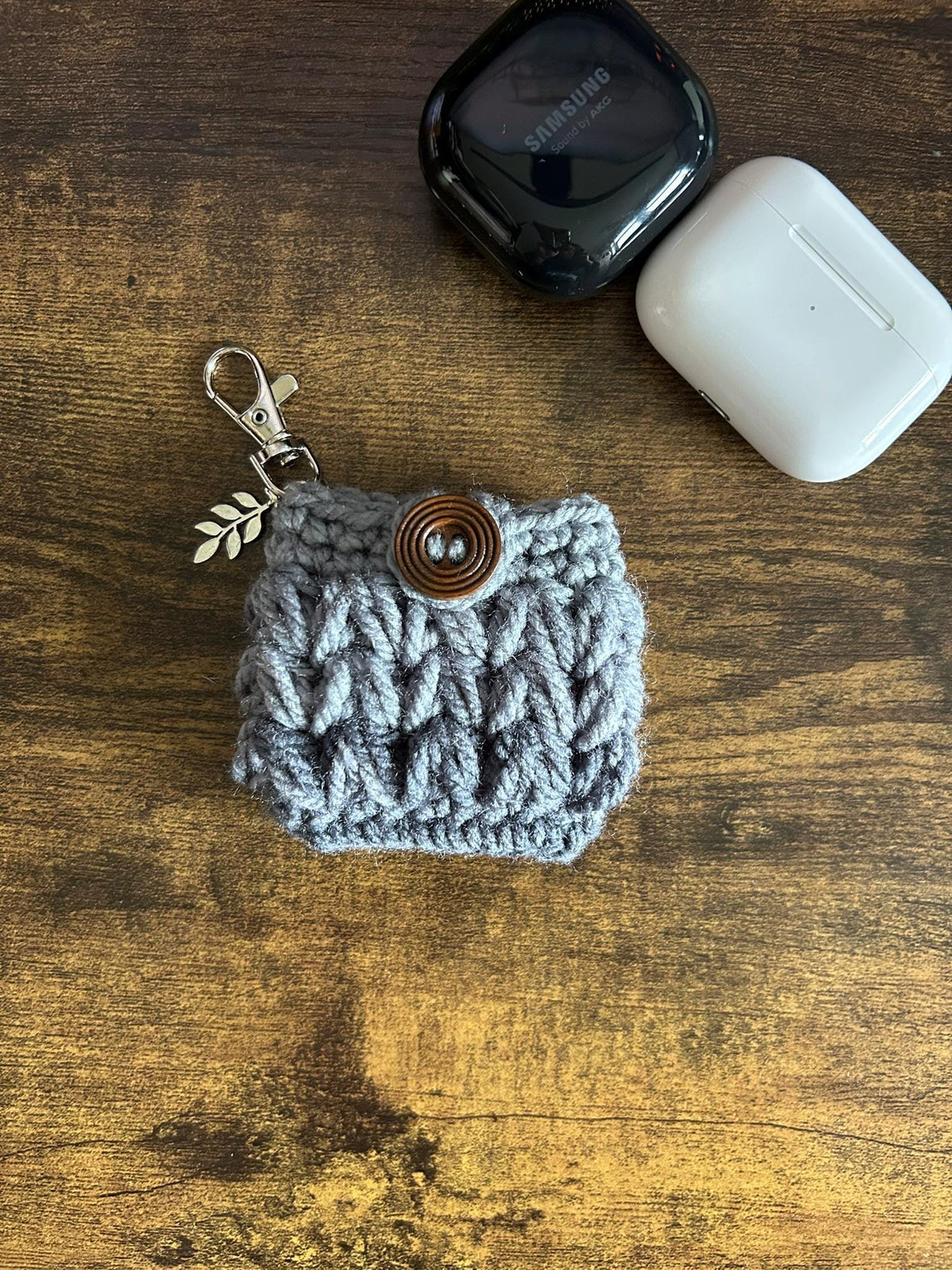 Crochet Earphones, Ear buds Sleeve Case