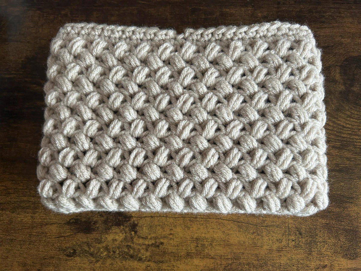 Bean Cosy Book Sleeve, Handmade Crochet Book Protector Cover, Book Pouch
