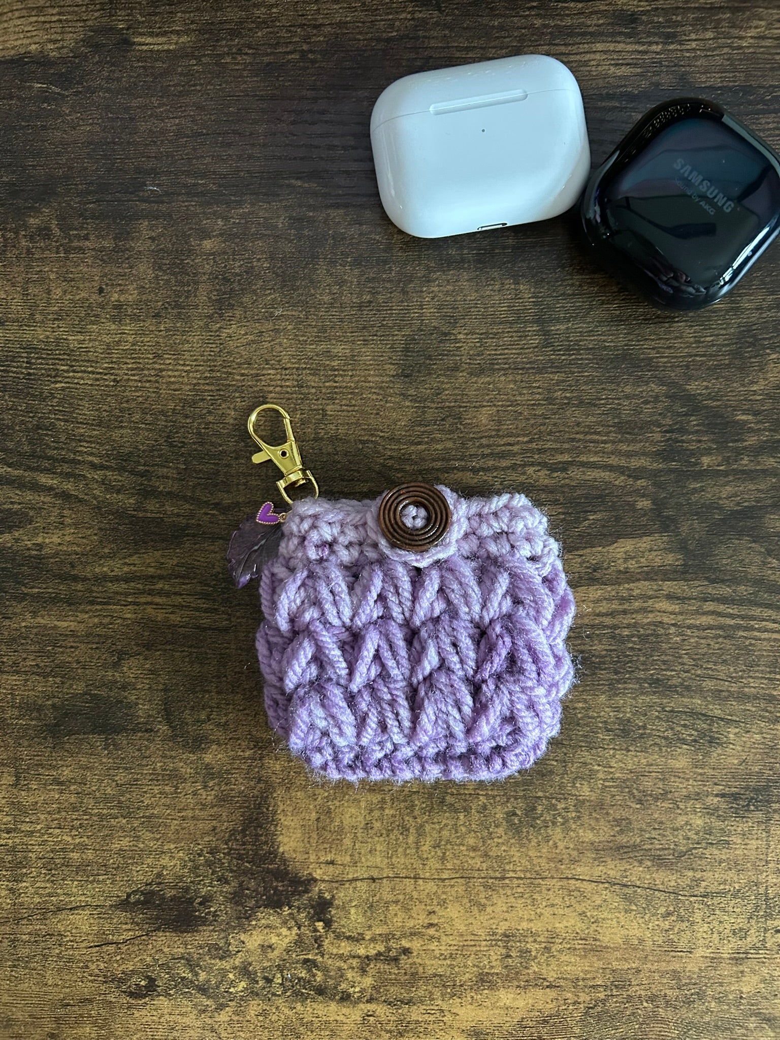 Crochet Earphones, Ear buds Sleeve Case