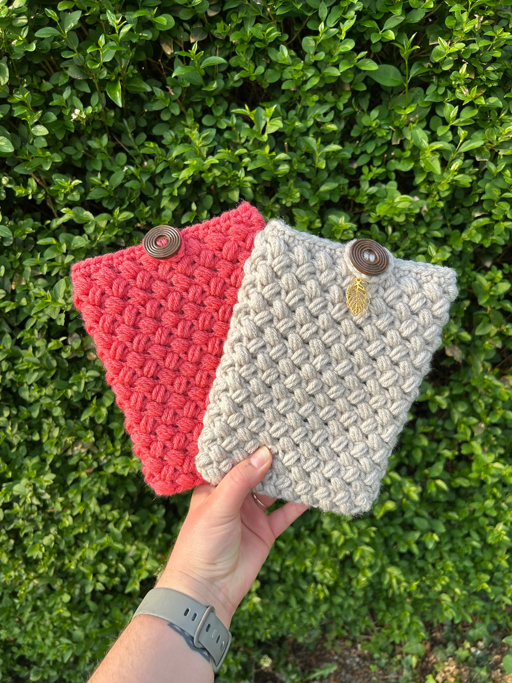 Crochet Bean Cosy Kindle Sleeve Pattern | Chunky Yarn E-Reader Protector | PDF Download