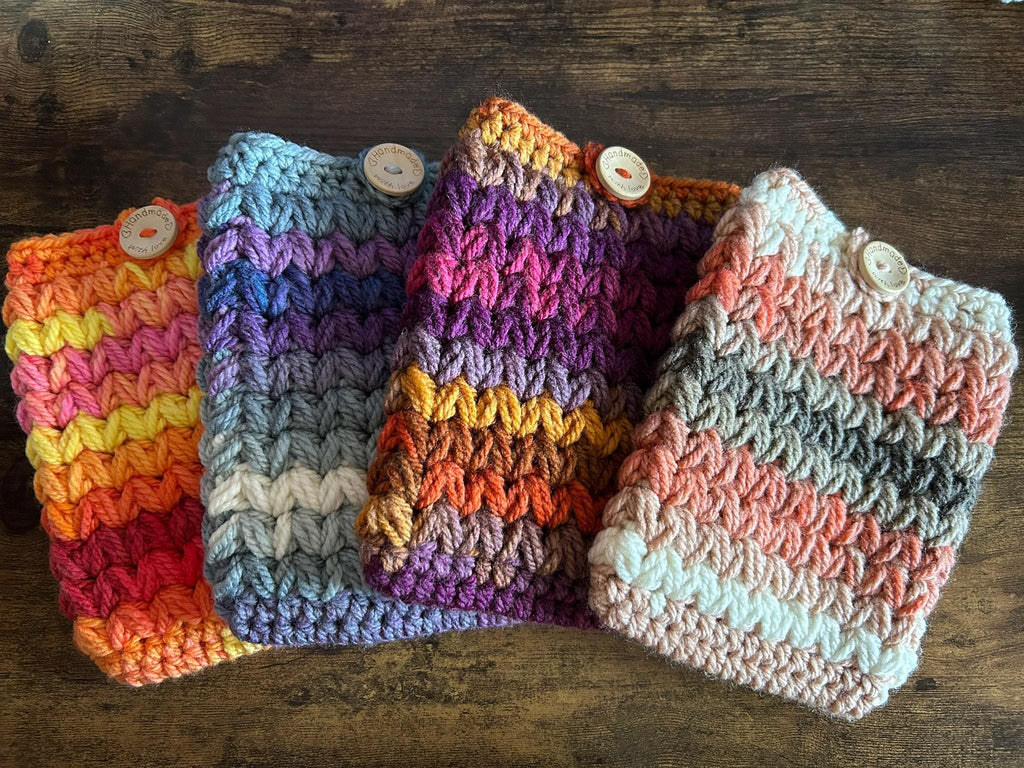 Crochet Kindle Sleeve, E-reader Cover Case
