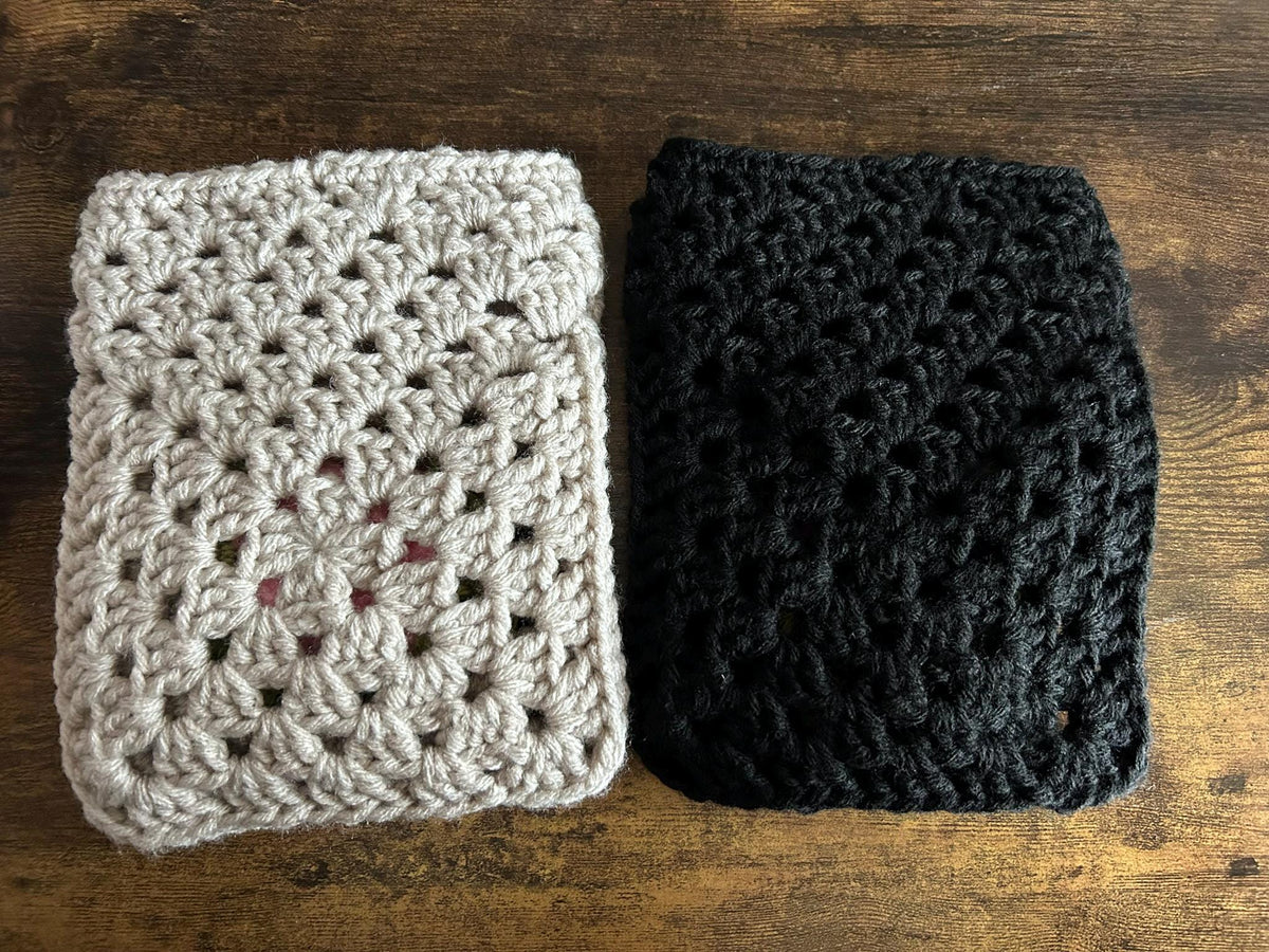 Crochet Rose Kindle Sleeve, E-reader Cover Case