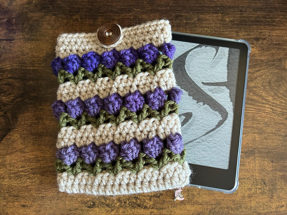 Crochet Field of Tulips Kindle Sleeve