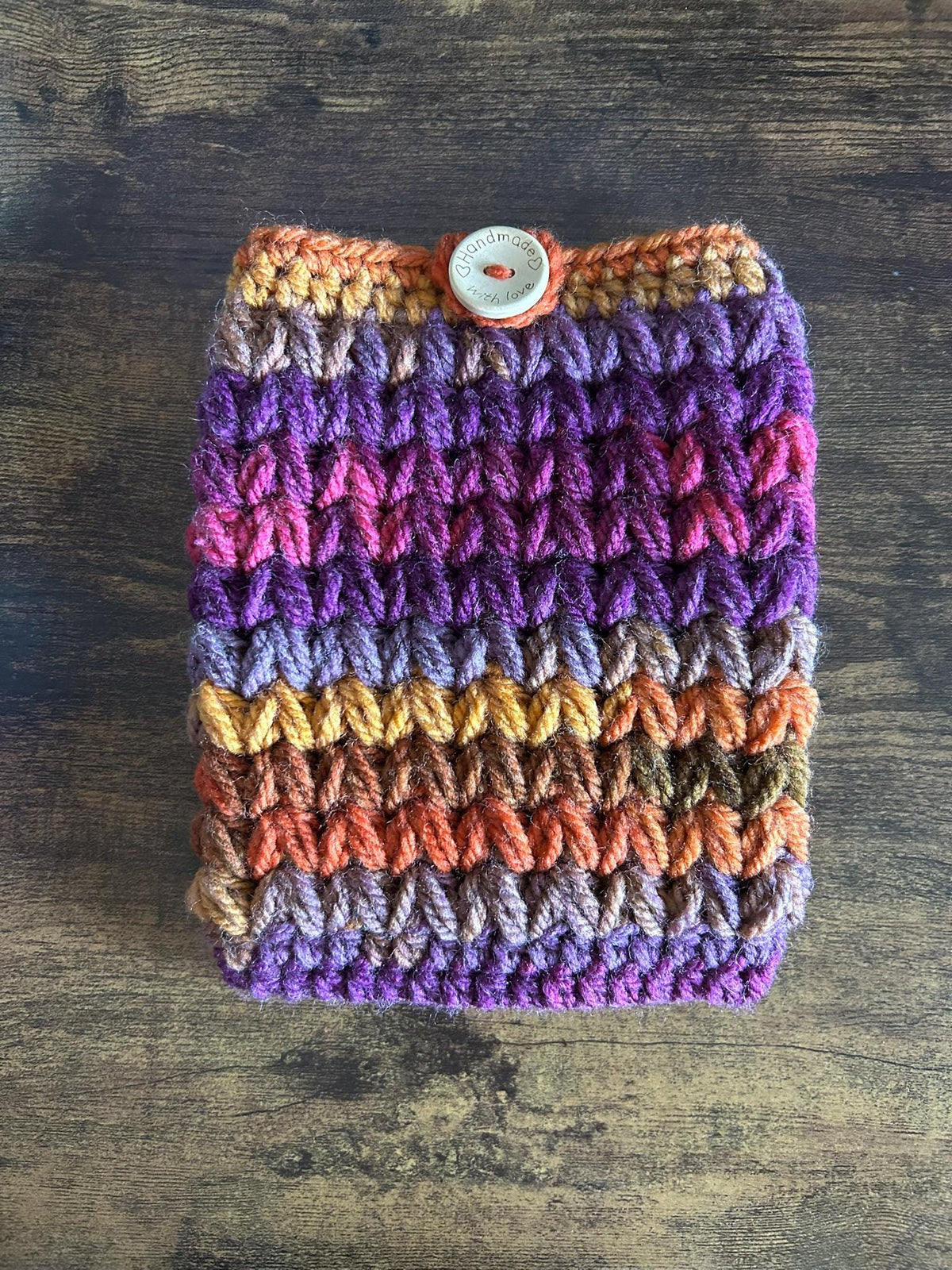 Crochet Kindle Sleeve, E-reader Cover Case