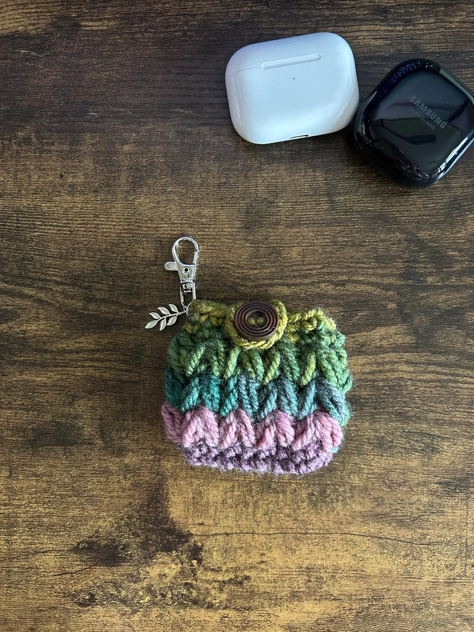 Crochet Earphones, Ear buds Sleeve Case