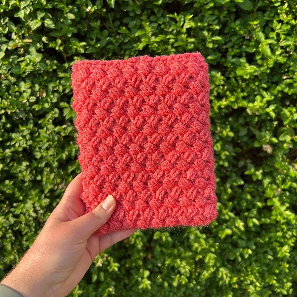 Crochet Bean Cosy Kindle Sleeve, E-reader Cover Case