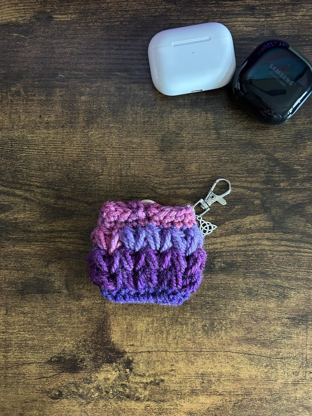 Crochet Earphones, Ear buds Sleeve Case